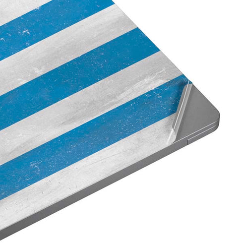 Uraguay Flag Distressed Universal Laptop 12in (9.8 x 6.8in) Skin